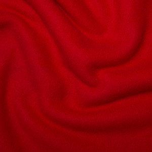 Fire Engine Red fleece fabric