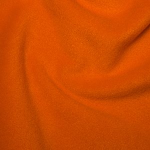 Orange fleece fabric