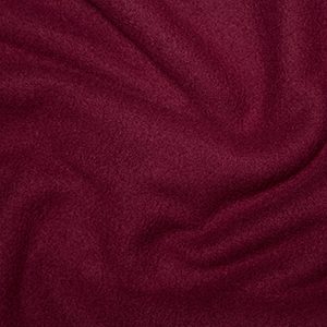 Wine fleece fabric